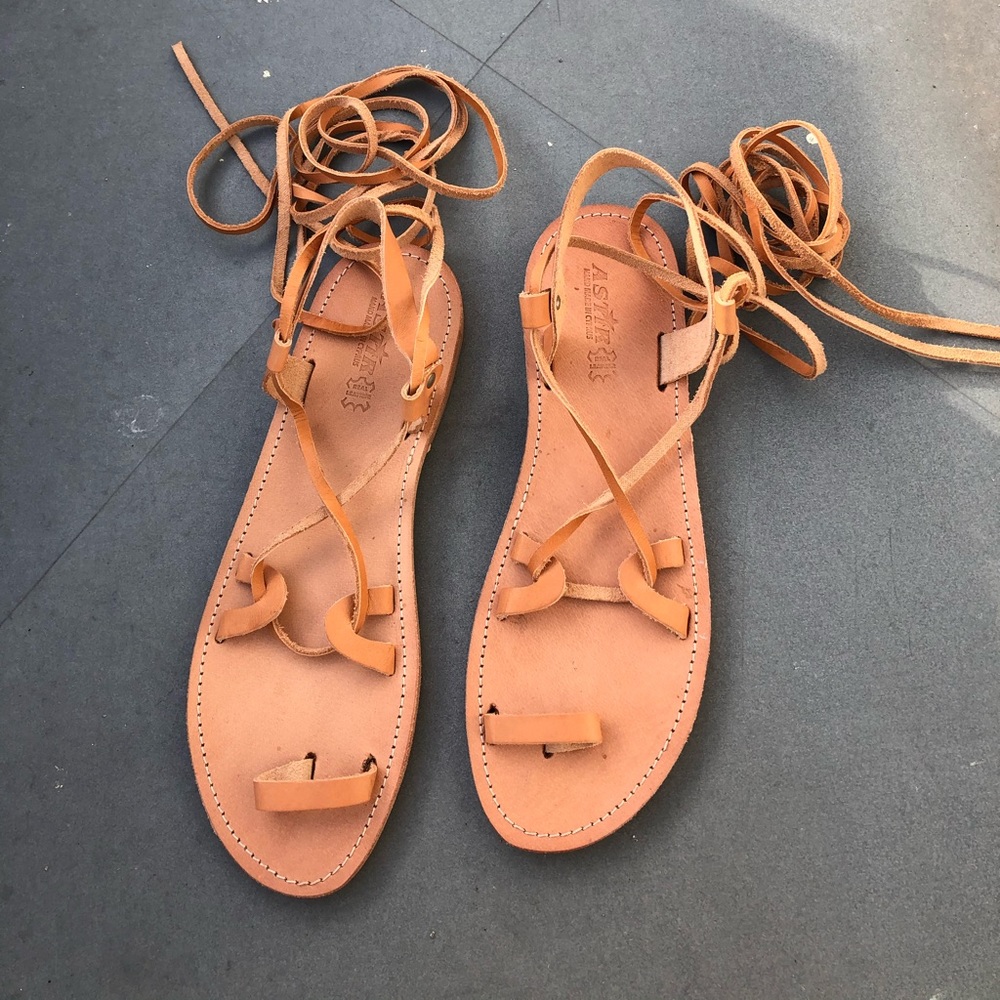Gladiator sandals size EU 13, 100% leather